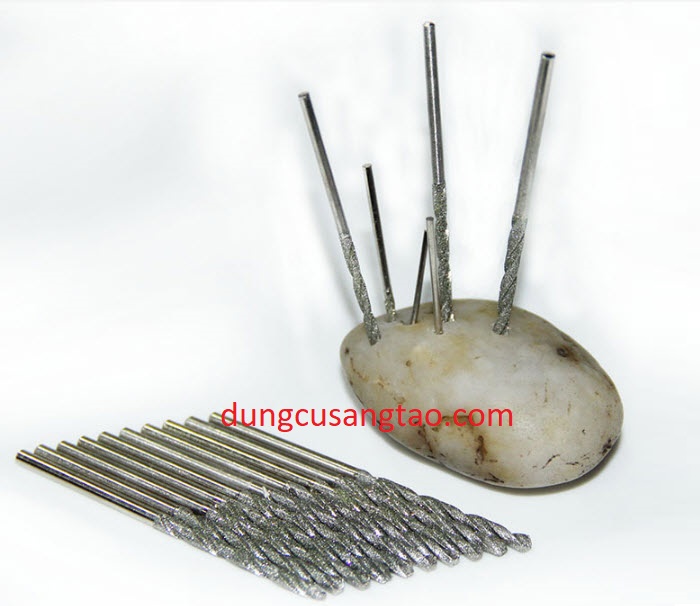 Mũi khoan đá (bộ 8 mũi khoan phủ kim cương 0.8mm-2.5mm)