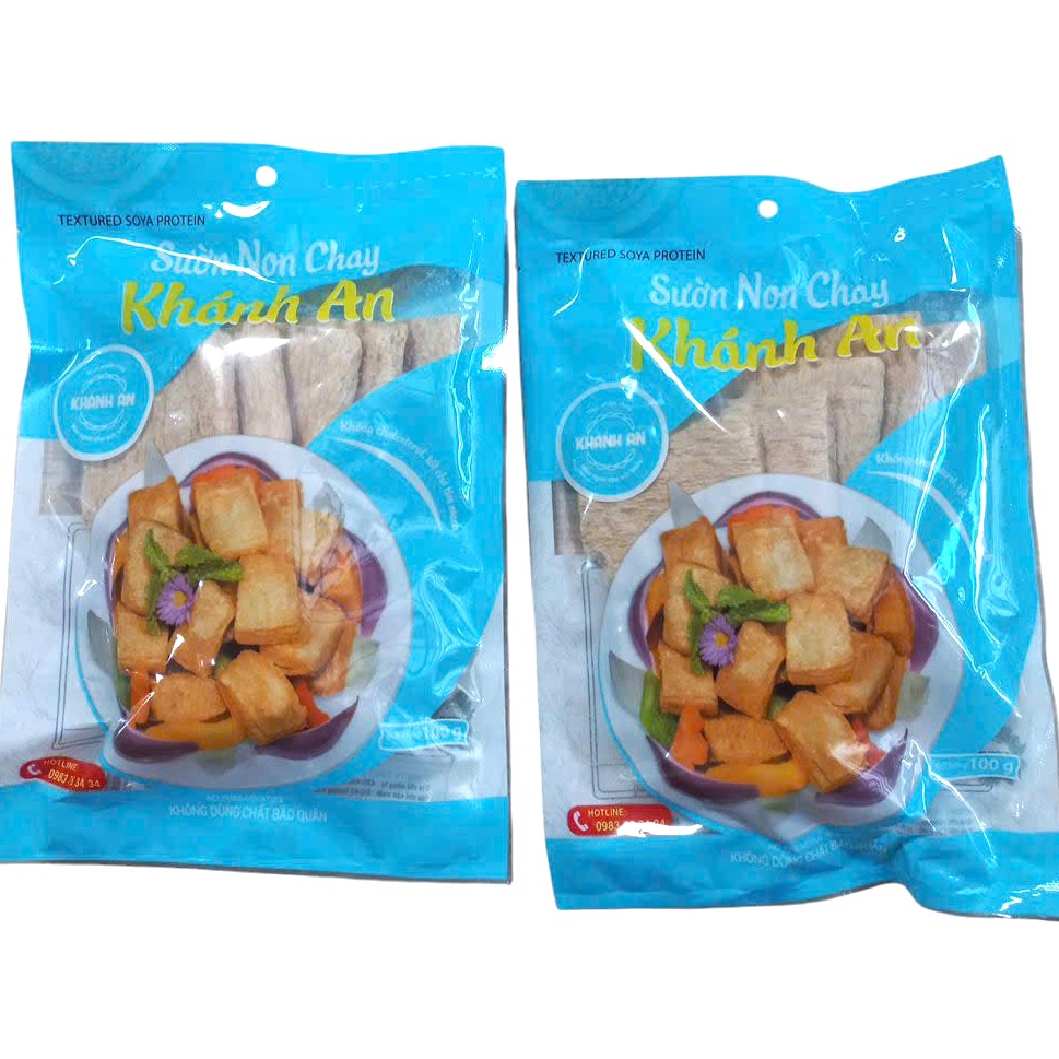 Sườn non chay Khánh An 100g - Thực phẩm chay Thiện Tâm