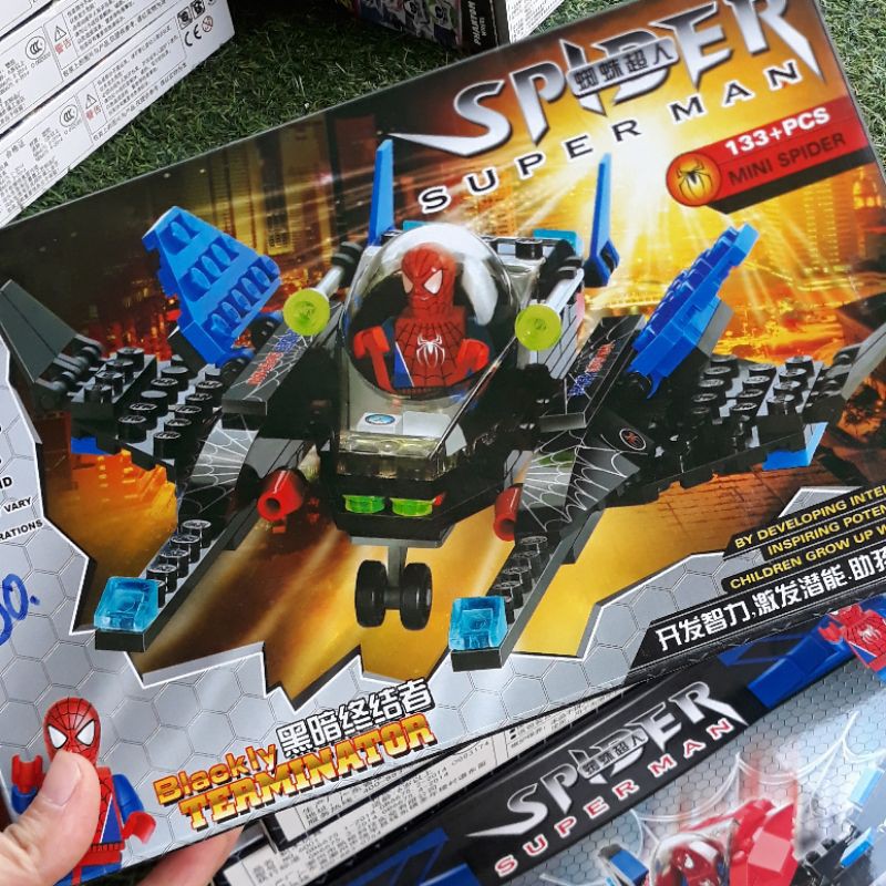 Bộ Đồ Chơi Lego Xếp Hình Siêu Nhân Người Nhện Superman