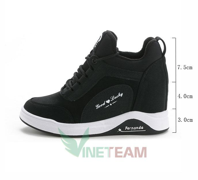 XẢ KHO GIÀY SNEAKER NỮ ĐỘN ĐẾ 7CM DÁNG ĐẸP FERNANDA – FASHION