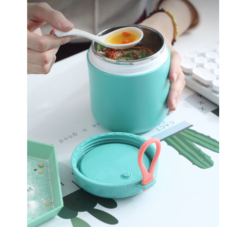 *kèm thìa*CỐC ĐỰNG CANH INOX 304, cốc giữ nhiệt, cốc ủ cháo, cốc đựng cháo