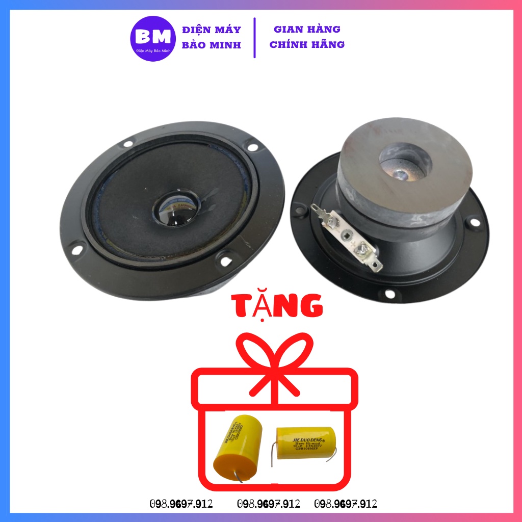 [Tặng tụ] 01 Loa treble giấy 10cm từ kép kiểu dáng BMB cho tiếng chép sáng, tơi nhuyễn - Giá 1 loa - PT034D