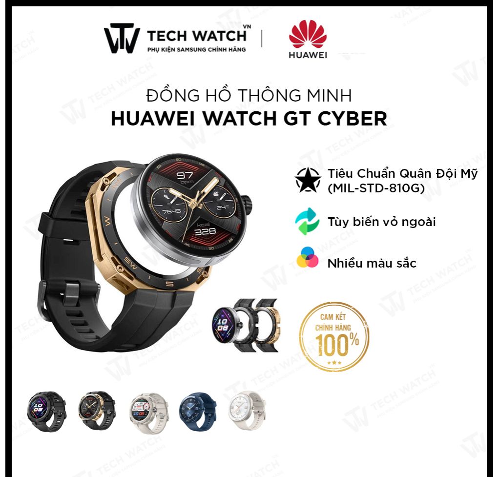 Đồng Hồ Huawei GT Cyber  - Đồng Hồ Thông Minh HUAWEI WATCH GT Cyber Tùy