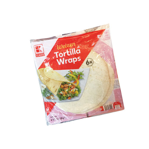 Vỏ bánh CLASSIC Tortilla Wraps Weizen – túi 370g của Đức