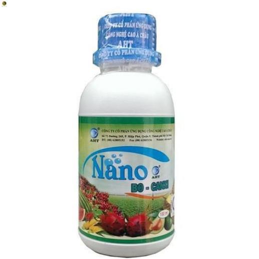 Nano bo - canxi aht chai 100ml - phân bón lá vi lượng cung cấp khoán chất bo và canxi cho cây