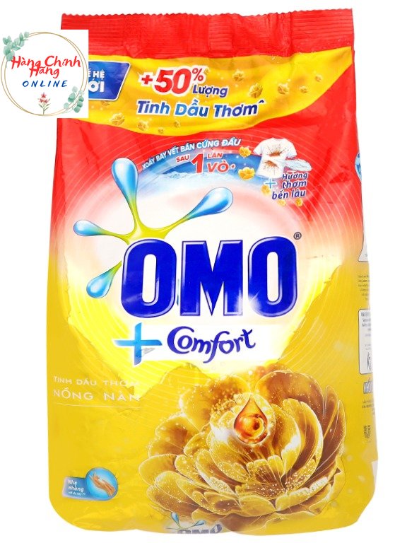 Bột giặt OMO Comfort tinh dầu thơm nồng nàn 2,9kg
