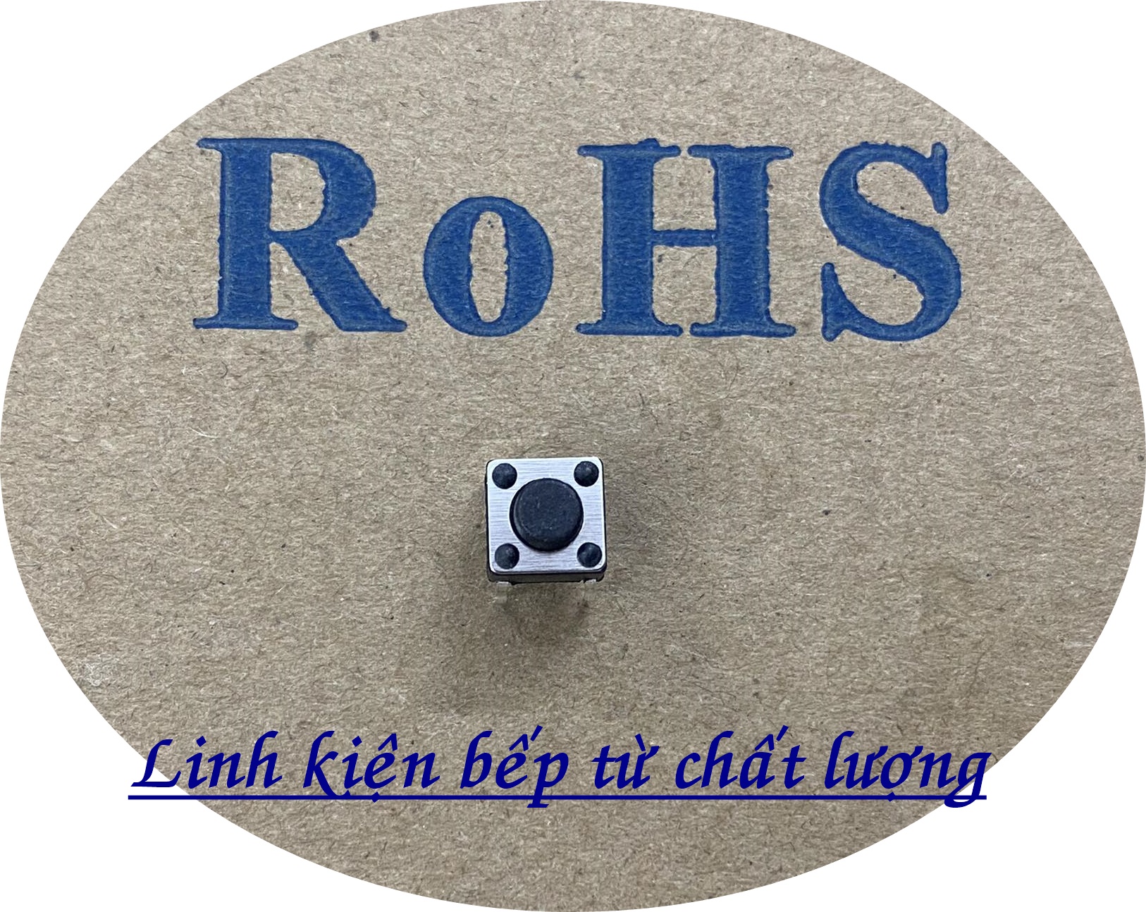 Nút vuông 4 chân 6x6x5 mới !