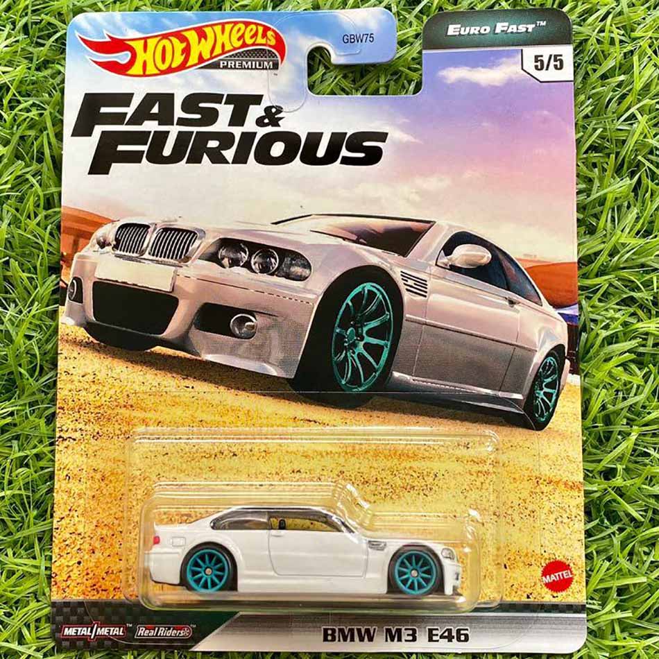 [HCM]Xe mô hình bánh cao su 1/64 Hot Wheels Premium Fast & Furious BMW M3 E46