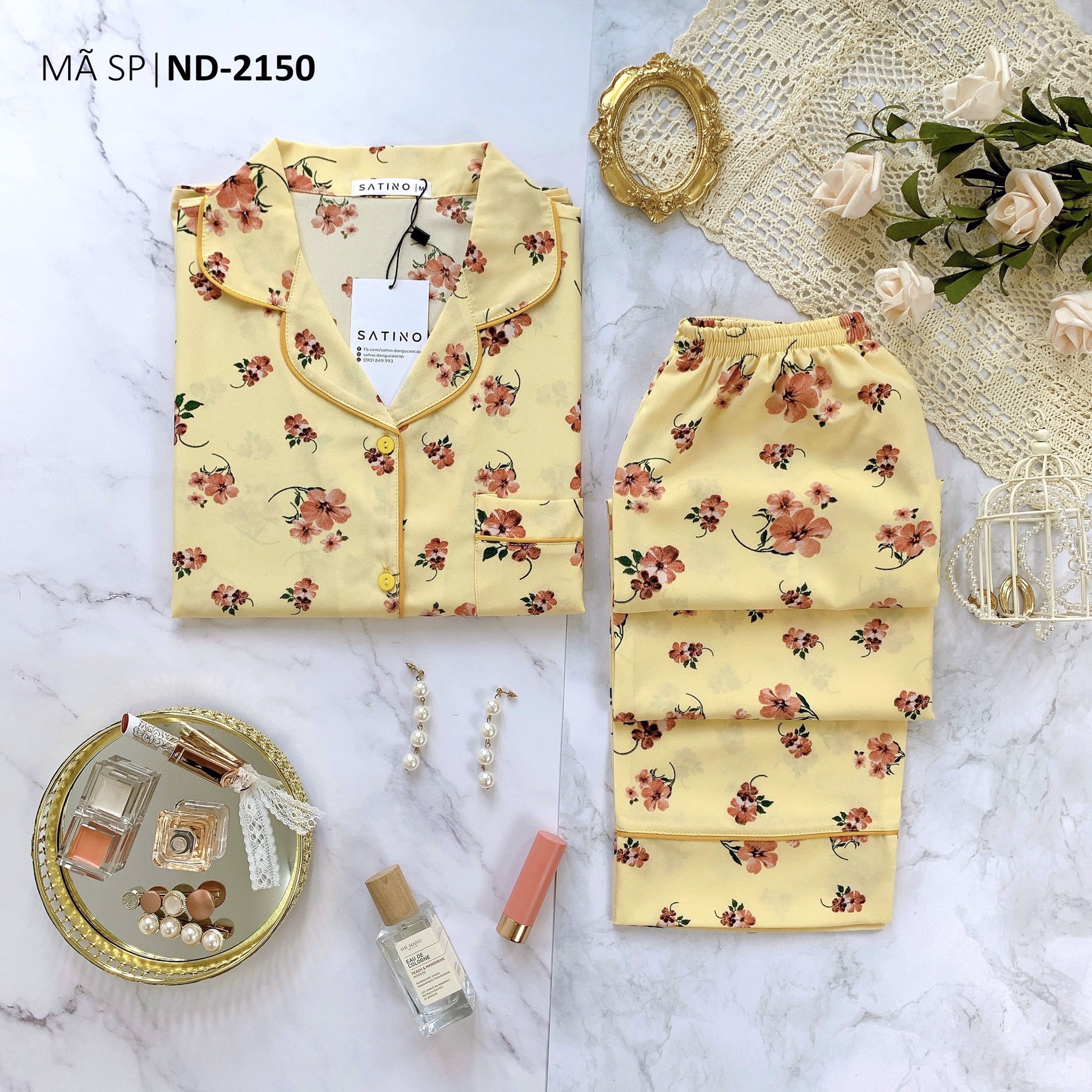 Pijama tnqd - sakura yellow