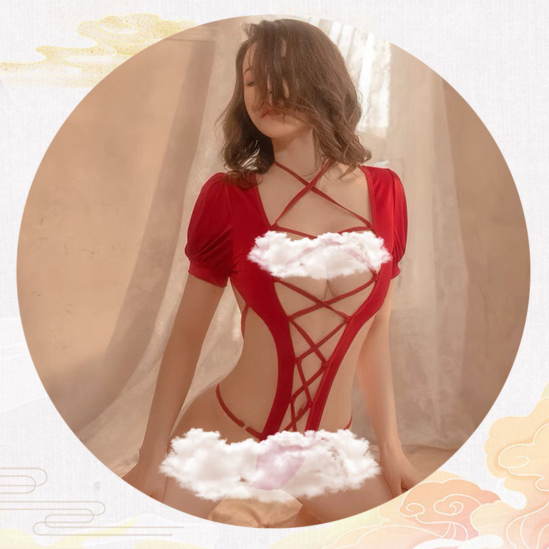 Bodysuit sexy đan dây trước hở lưng gợi cảm BT7222