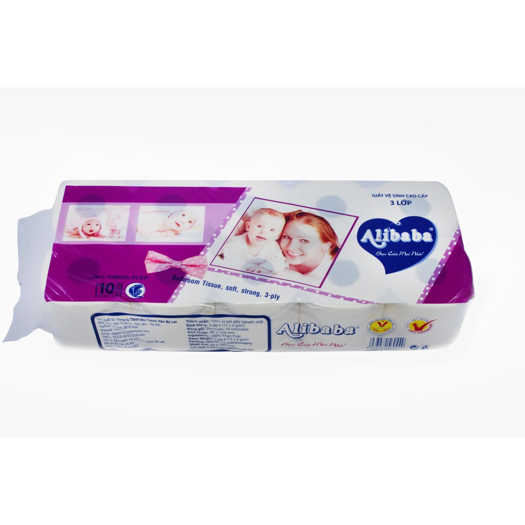 Giấy Vệ Sinh Alibaba My Lan chính hãng