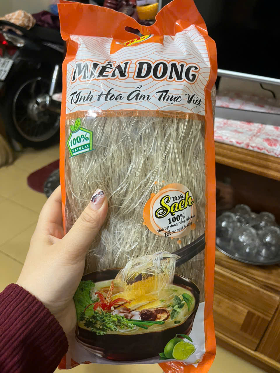 Miến dong làng nghề loại 1 xào, nấu chay mặn 500g/ gói