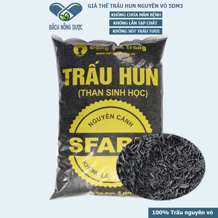 [HCM]Vỏ Trấu Hun Nguyên Cánh SFARM Không Tồn Tại Mầm B.ệnh Gây H.ại Không Lẫn Tạp Chất Không Sót Trấu Tươi