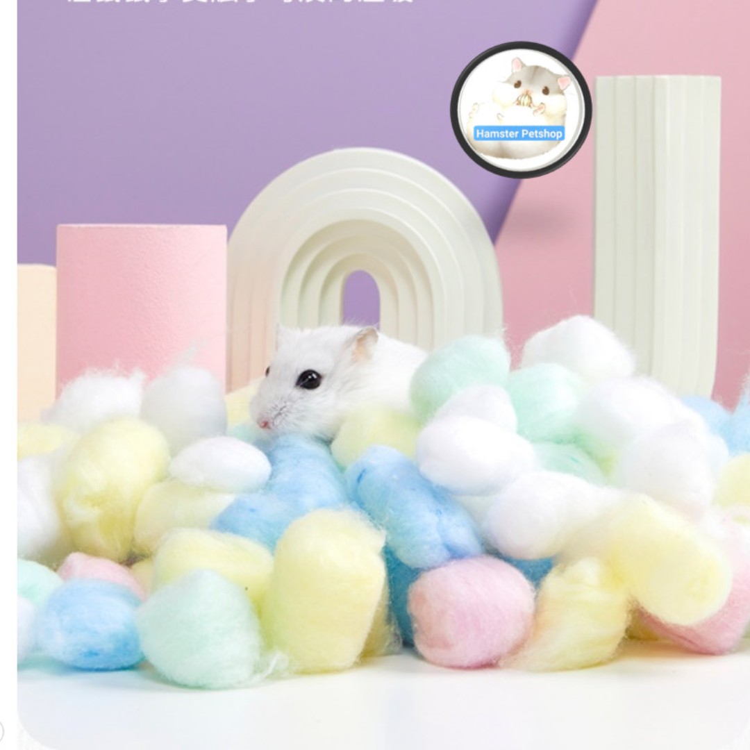 Bông gòn cotton lót ổ cho hamster
