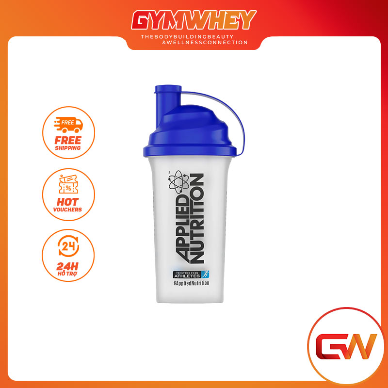 Bình Nhựa Nắp Xanh Shaker Applied Nutrition 700ml Siêu Đẹp, Siêu Bền