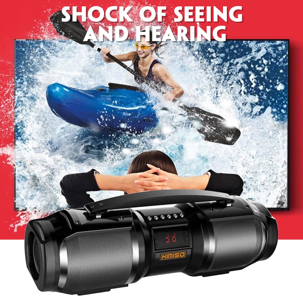 [HCM][SALE 50%] Mua loa kẹo kéo karaoke di động giá rẻLoa Xách Tay Kimiso T1SLoa xách tay công suất lớn kèm micro KIMISO T1S công suất 60W hỗ trợ USB/TF/AUX/FM - Bh 12T