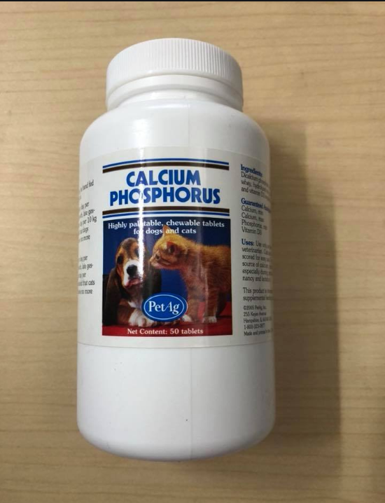 Viên Bổ Sung Canxi Phốt Pho Vitamin D3 Calcium Phosphorus PetAg