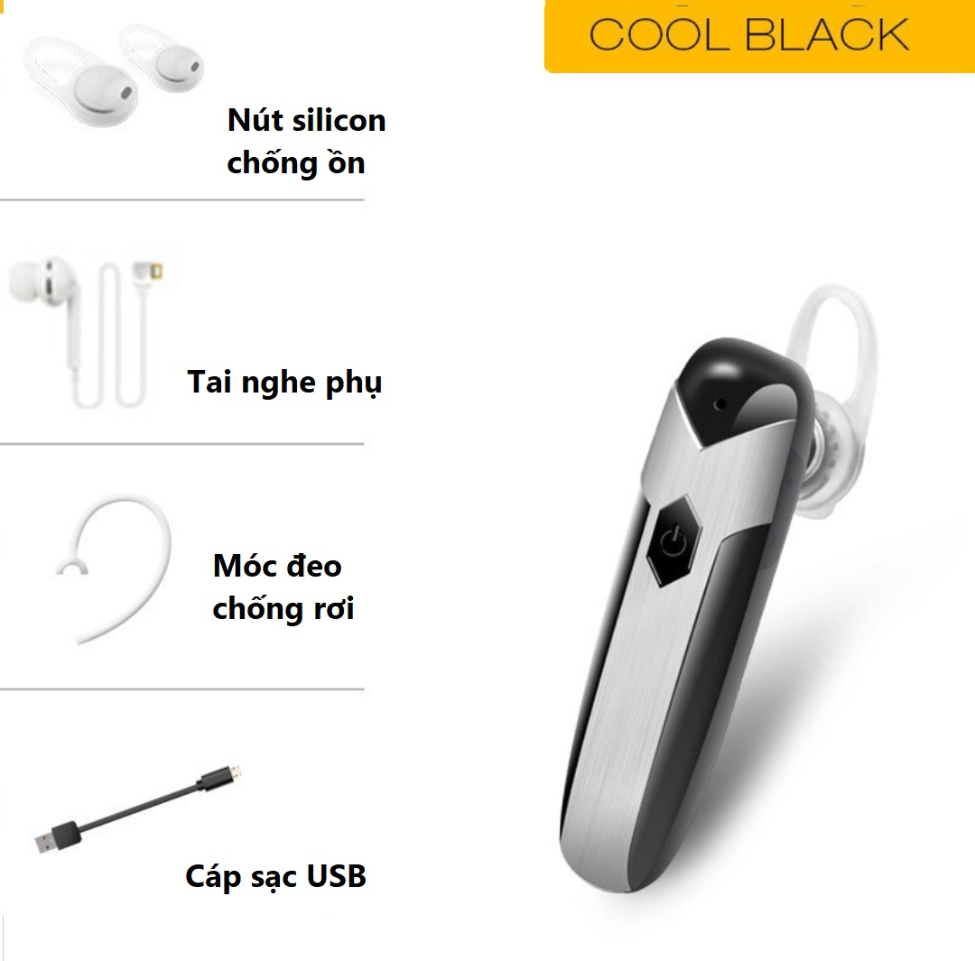 Tai nghe bluetooth 5.0  D8 và  D9 chống nước IPX7 ,pin 300mAh  nghe nhạc 36h, đàm thoại 48h, , kết nối 2 điện thoại, tặng  kèm tai  nghe phụ .