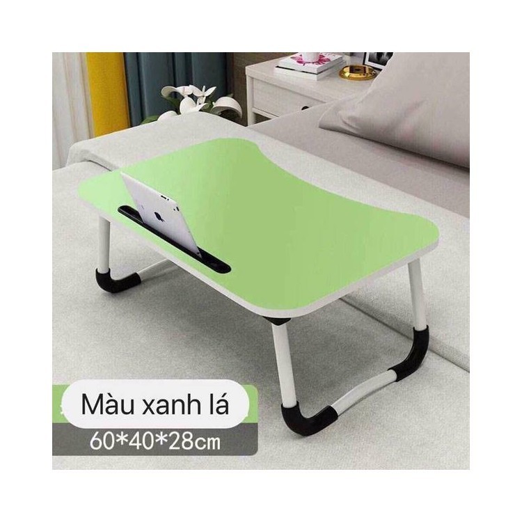 Bàn để laptop có khe để ipad, smartphone - bàn học có khe cắm ipad thông minh