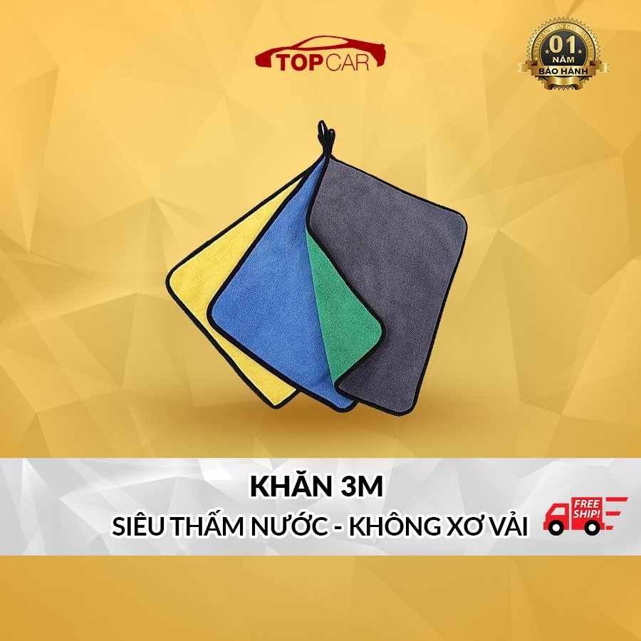 ⚡HÀNG HỊN⚡ Khăn Lau Kính Xe Hơi 3M Siêu Thấm Nước Bụi Bẩn - Không Kể Lại Vết Bẩn HOT SALE