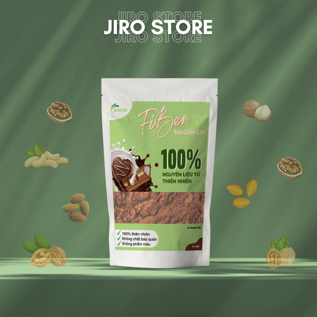 Sữa Giảm Cân FIBER - Giảm Cân Cấp Tốc, An Toàn, Hiệu Quả 500g