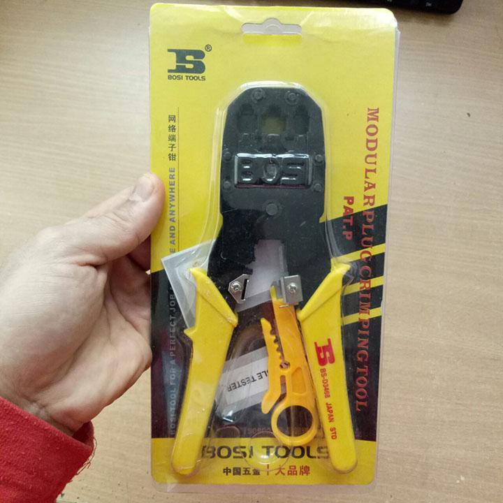 Kìm bấm mạng bosi tools rj-11/rj-12/rj-45