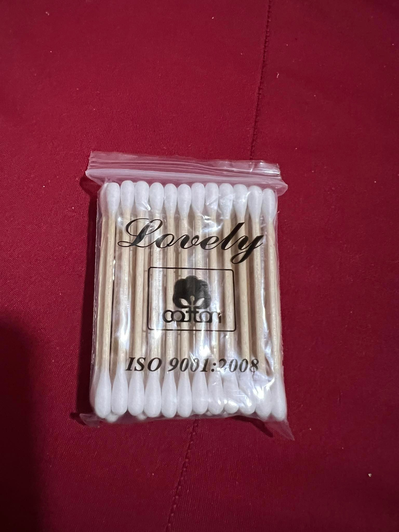 Lamdepdeal - Gói 100 tăm bông đa dụng thân gỗ - Bông gòn mềm mại, chất lượng cao