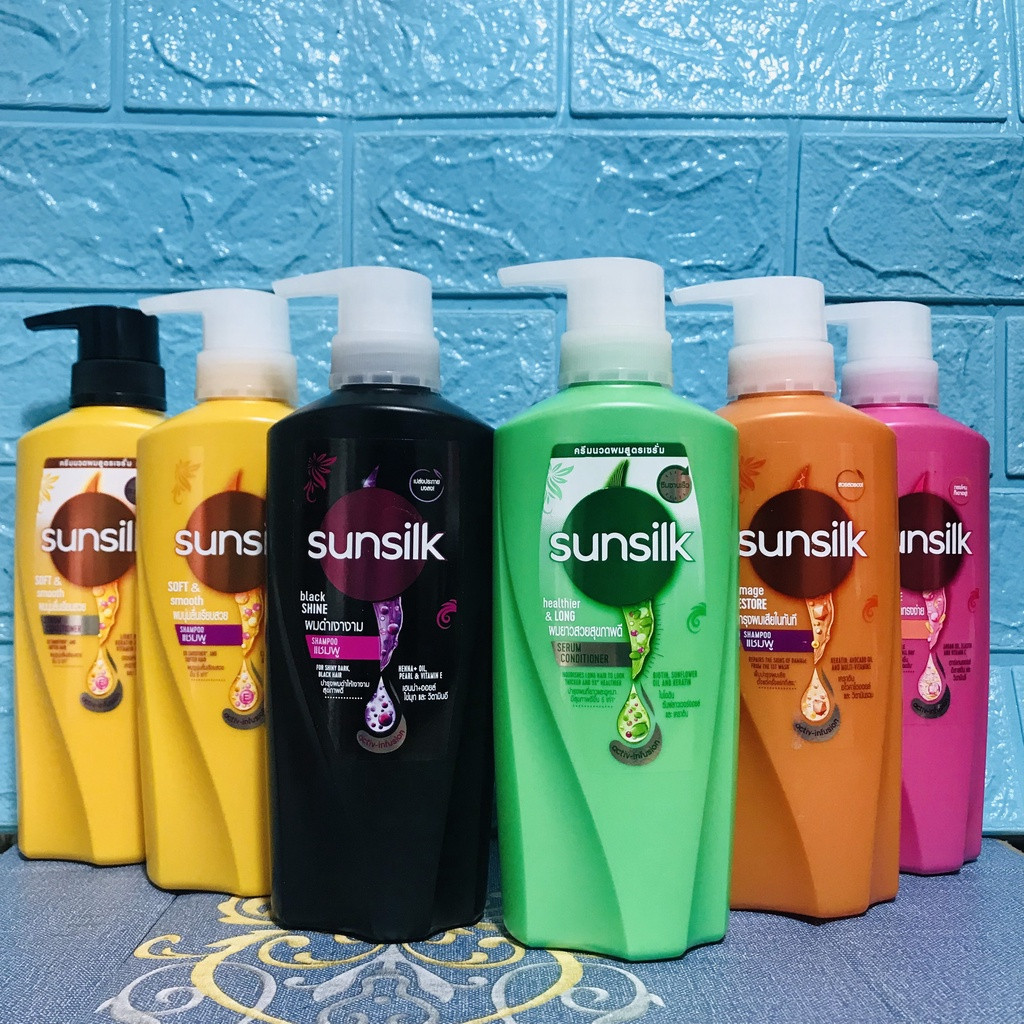 [HCM] Dầu Gội Sunsilk Thái Lan 400ml - Suôn Mượt Óng Ả - Dầu Gội Sunsilk 400ml Thái Lan