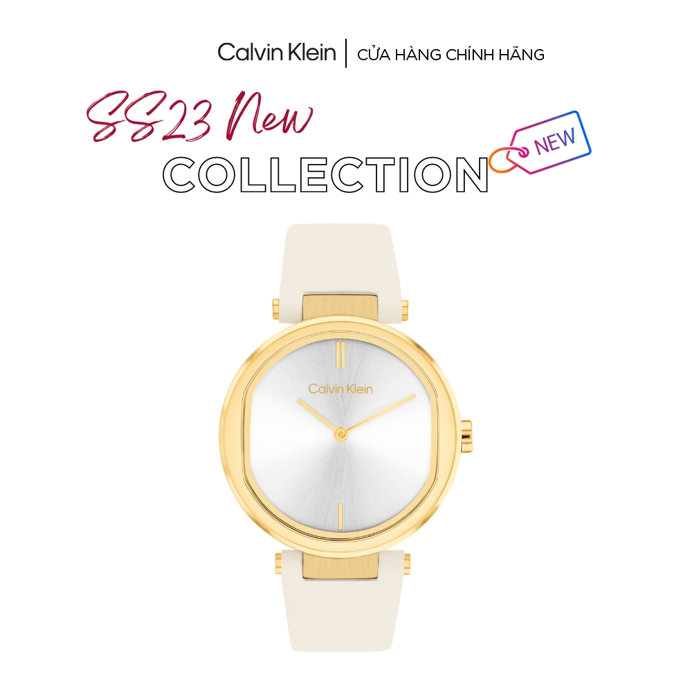 15.9 x DISCOUNT 25% x Đồng hồ Calvin Klein Nữ Dây Kim Loại SS23