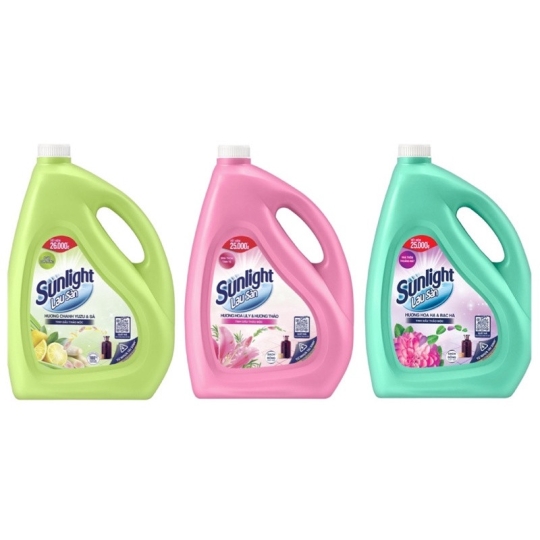 Nước lau sàn sunlight can 3.6kg các loại