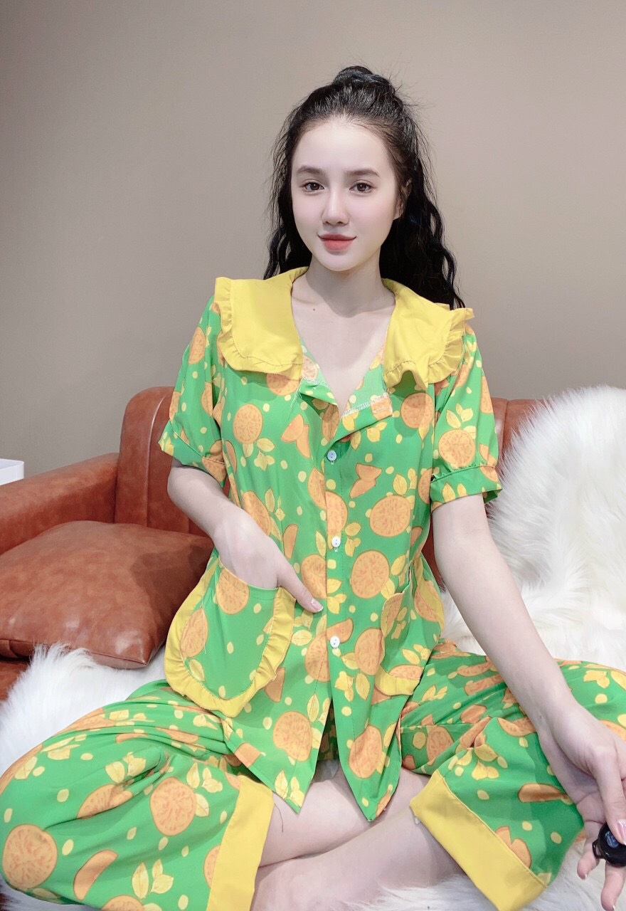 Đồ bộ mặc nhà hình hoa tiết siêu xinh