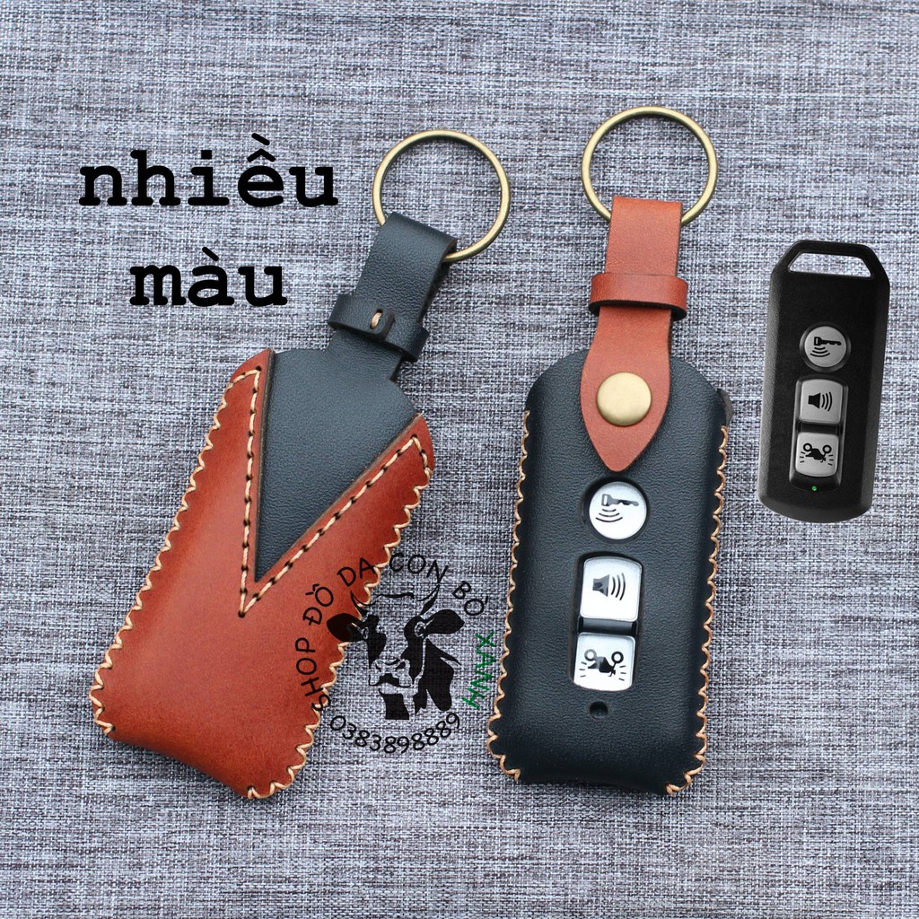 Bao Da Chìa Khóa Sh, Sh Mode, PCX handmade da thật (mẫu mới)