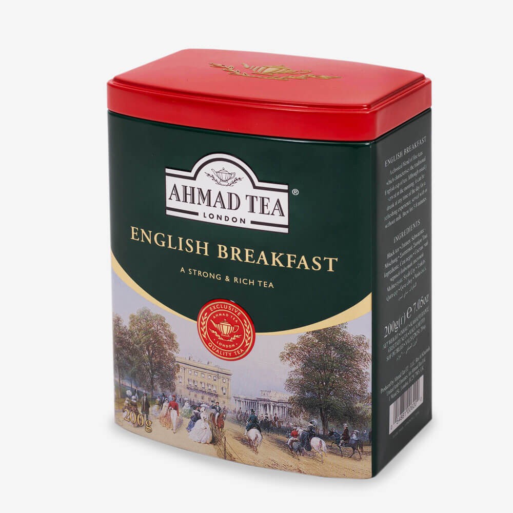Trà "Buổi Sáng Anh Quốc" pha ấm hộp thiếc 100g - Ahmad English Breakfast Tea 100g