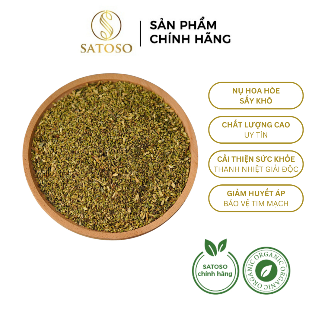 Nụ hoa hòe giúp thanh nhiệt, giảm huyết áp, tốt cho sức khỏe Satoso 1kg