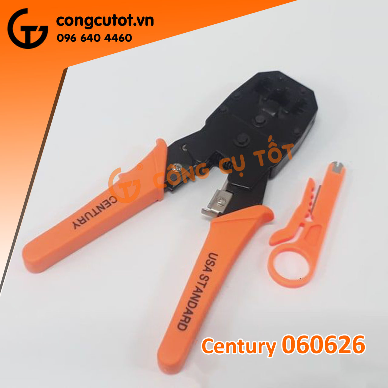 Kìm bấm cos mạng và điện thoại 3 chức năng Century - 060626