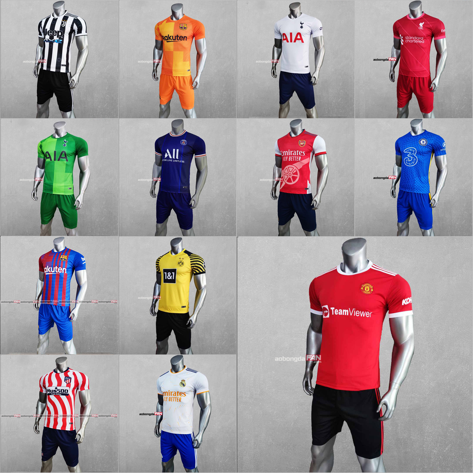 Quần Áo Bóng Đá CLB 2023 Áo Đá Banh CLB Cực Đẹp
