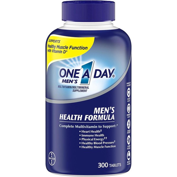 One A Day Viên Uống Bổ Sung Vitamin Tổng Hợp Cho Nam Men's Multivitamin  Health Formula 300 Viên 