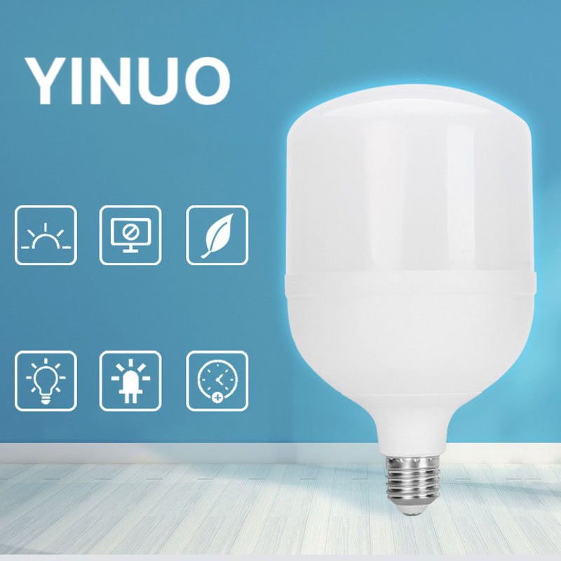 60W 50W 40W 30W Bóng đèn búp trụ đèn led trụ siêu sáng tiết kiệm điện kín nước bóng đèn tiết kiệm điện bóng đèn đui vặn e27 bóng đèn chống bụi