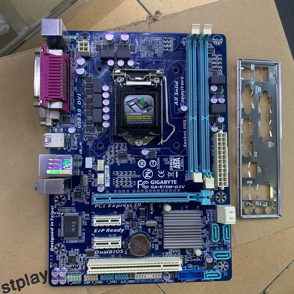 Mainboard Gigabyte B75M-D3V Socket 1155 Nguyên Zin