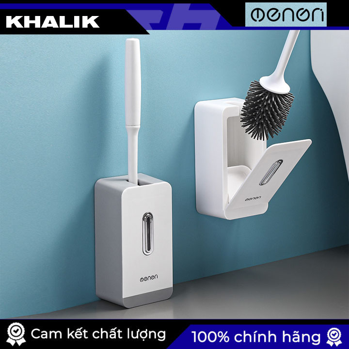 Chổi chà toilet, chổi vệ sinh lông mềm Menon - bàn chải nhà vệ sinh gắn tường không cần khoan đục