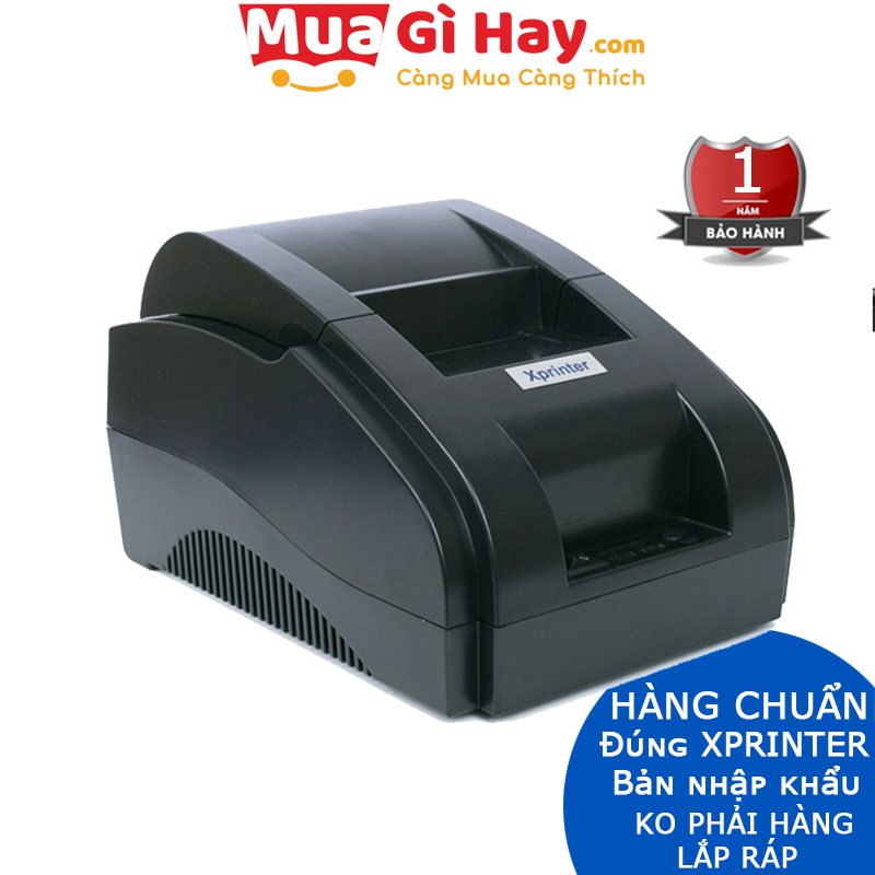 Máy in bill hoá đơn Xprinter 58IIH + Luôn Tặng Free cuộn giấy in nhiệt - Hàng nhập khẩu