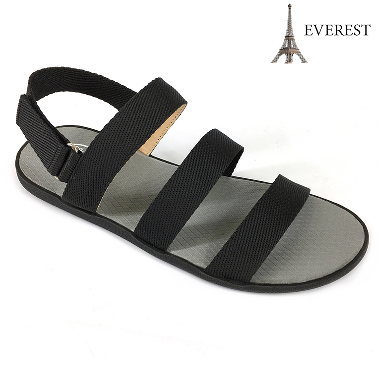 [HCM]Giày sandal 3 quai ngang nam thời trang Kabuto EV12 (Đen) A253 - A252