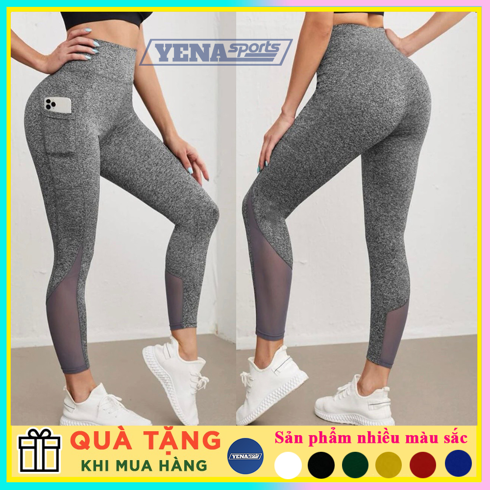 [FREESHIP + HOÀN TIỀN 50K] Quần Legging nâng mông nữ 2 túi trước tiện dụng chất đẹp may kỹ QTT008