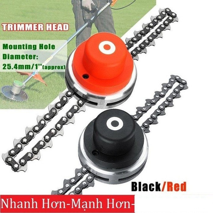 Lưỡi cắt cỏ - Bộ sản phẩm Bao gồm:1 x Đầu Tông Đơ với Cài Đặt Cuộn Dây Xích - Cuộn dây xích có độ cứng cao hơn, bền hơn.