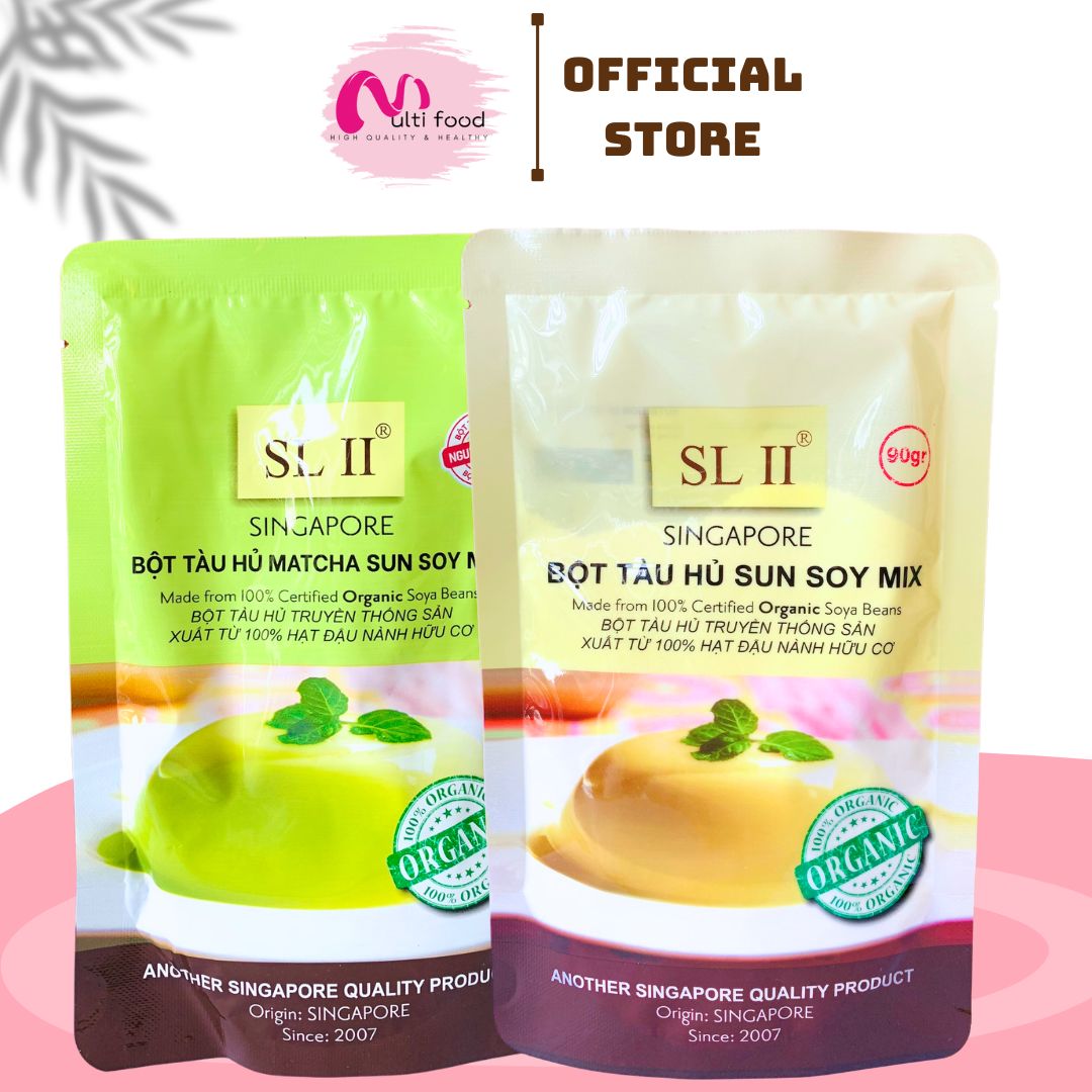 [1gói] Bột tàu hũ SUN SOY MIX origin SINGAPORE (90g)