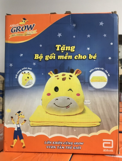 BỘ MỀN GỐI HƯƠU GROW CHO BÉ - HÀNG KM ABBOT