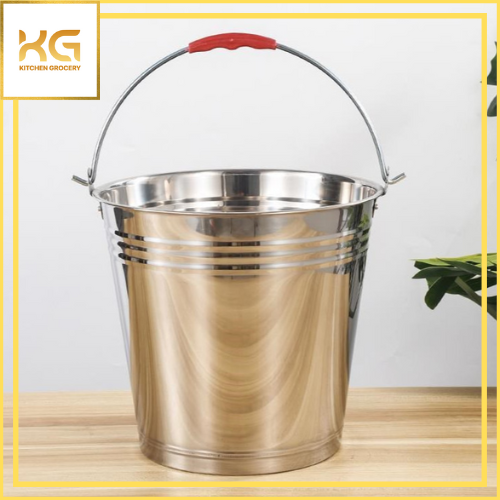Xô inox đựng đá đựng nước có quai xách
