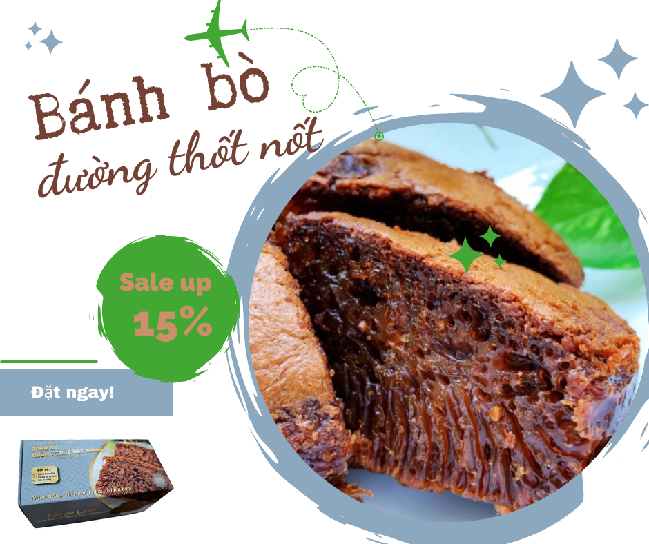 [HCM]Set làm Bánh Bò Nướng Đường Thốt Nốt bằng nồi chiên không dầu - Set bột trộn sẵn, nguyên liệu và vật dụng làm bánh ngon và tiện lợi - hấp - nướng