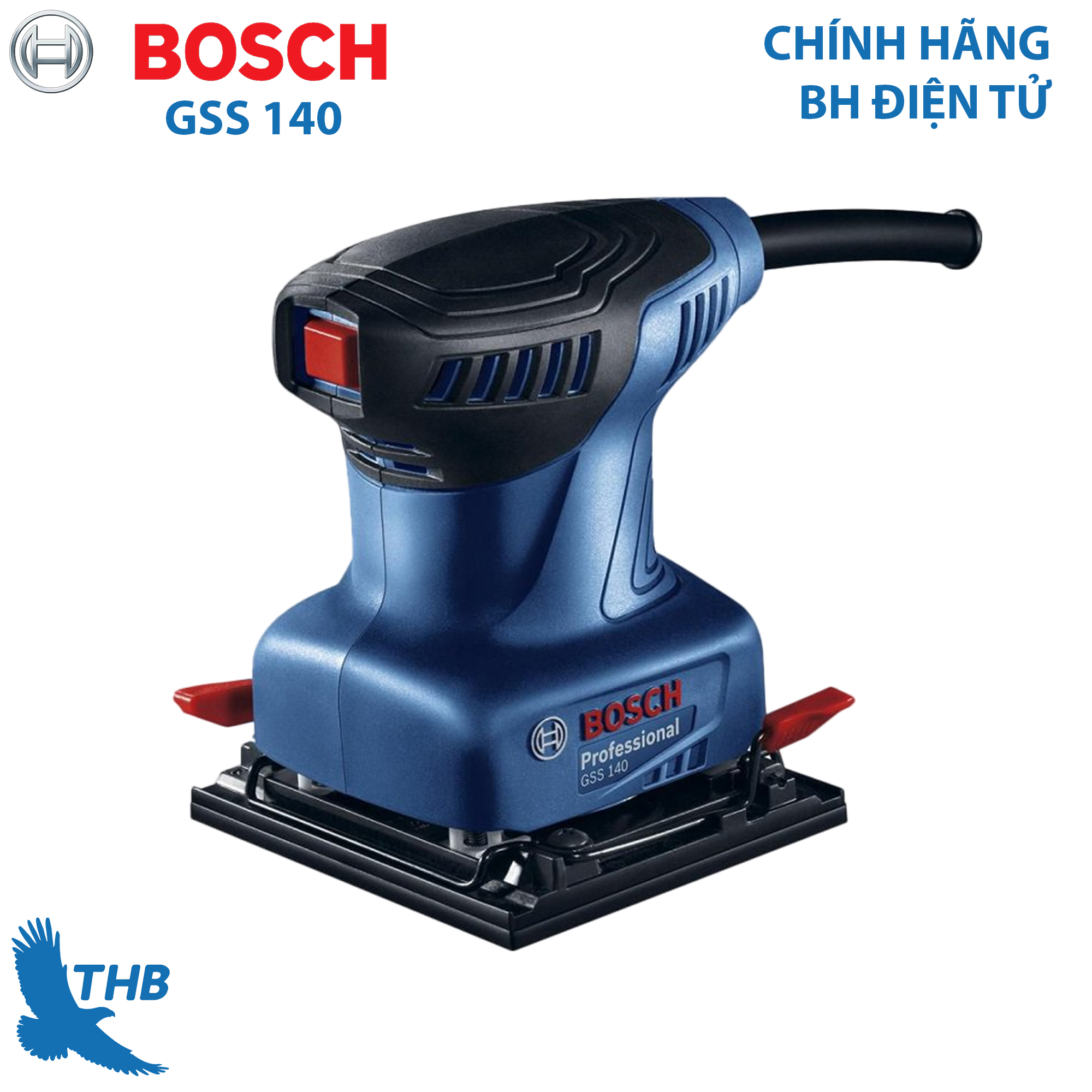 Máy chà nhám Máy chà rung Bosch GSS 140 Công suất 180w bảo hành điện tử 12 tháng