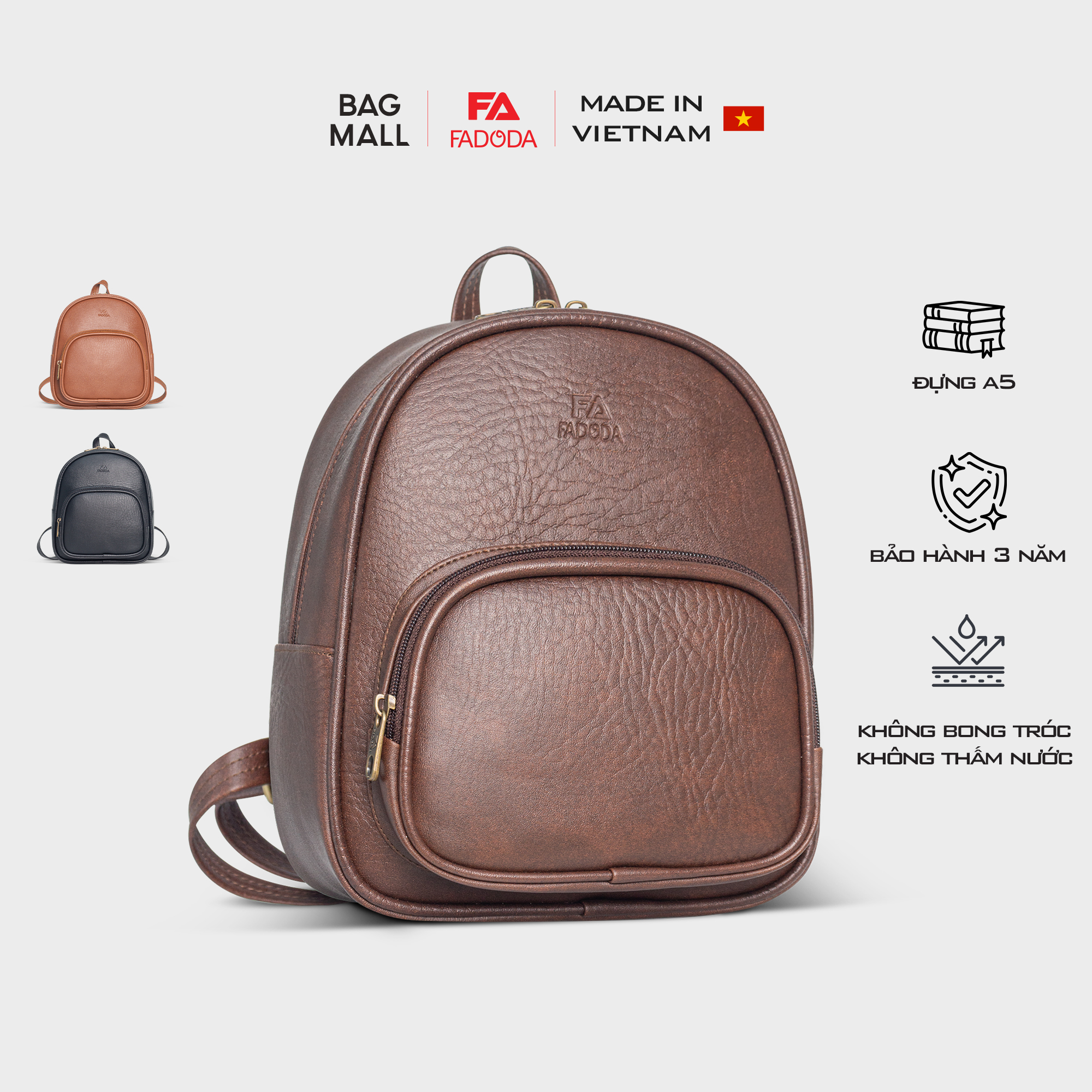 Balo nữ thời trang xinh xắn Fadoda FBA22